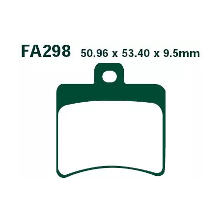 Klocki hamulcowe EBC FA 298 (2 szt.)