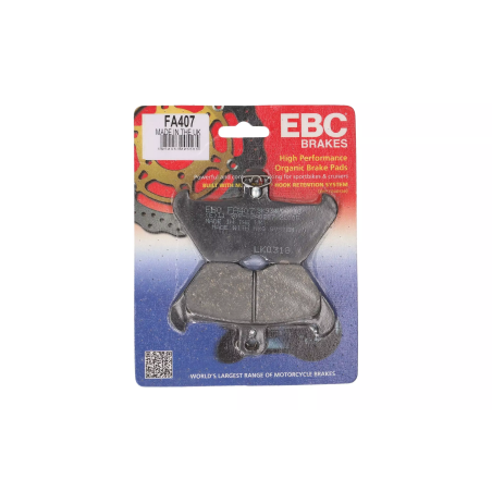 Klocki hamulcowe EBC FA 407 (2 szt.)