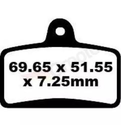 Klocki hamulcowe EBC FA 399 (2 szt.)