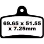 Klocki hamulcowe EBC FA 399 (2 szt.)