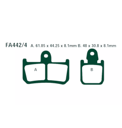 Klocki hamulcowe EBC FA 442/4 (4 szt.)