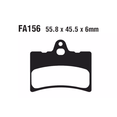 Klocki hamulcowe EBC FA 156 (2 szt.)