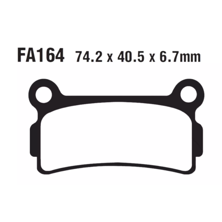 Klocki hamulcowe EBC FA 164 (2 szt.)