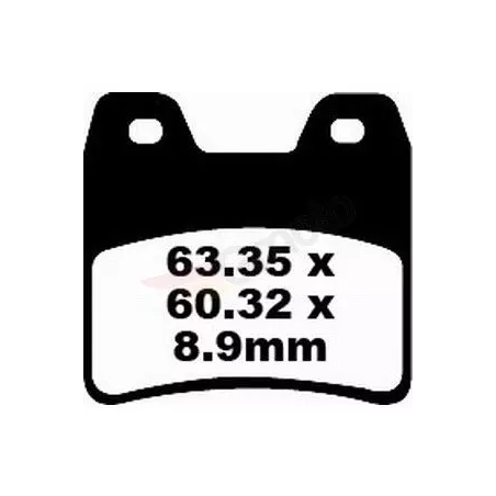 Klocki hamulcowe EBC FA 348 (2 szt.)