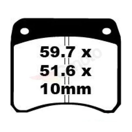 Klocki hamulcowe EBC FA 016 (2 szt.)
