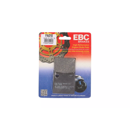 Klocki hamulcowe EBC FA 018 (2 szt.)