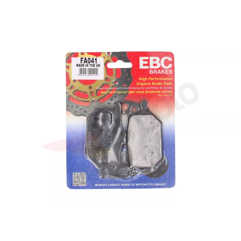 Klocki hamulcowe EBC FA 041 (2 szt.) Klocki hamulcowe EBC FA 041 (2 szt.)