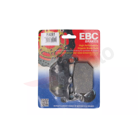 Klocki hamulcowe EBC FA 061 (2 szt.)