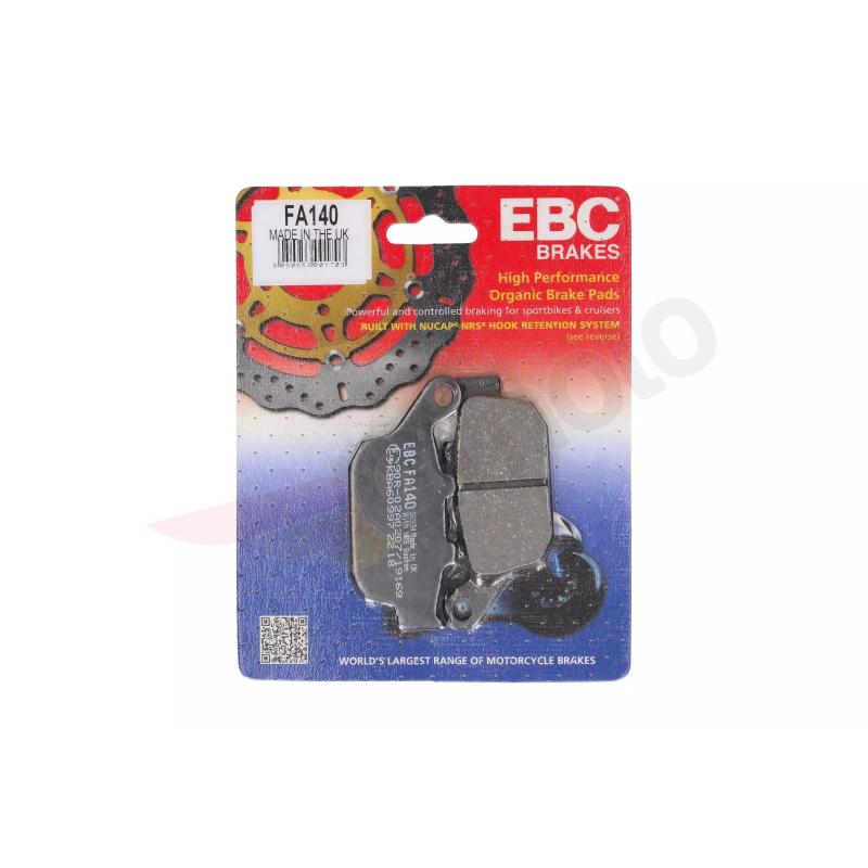Klocki hamulcowe EBC FA 140 (2 szt.)