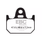 Klocki hamulcowe EBC FA 162 (2 szt.) Klocki hamulcowe EBC FA 162 (2 szt.)