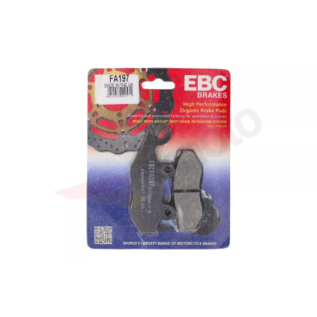 Klocki hamulcowe EBC FA 197 (2 szt.)