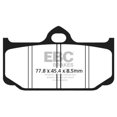 Klocki hamulcowe EBC FA 211 (2 szt.)