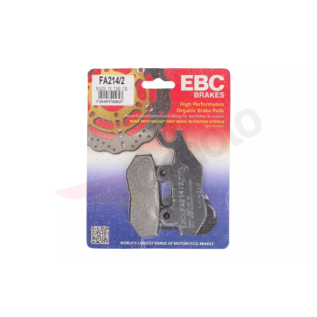 Klocki hamulcowe EBC FA 214/2 (2 szt.)
