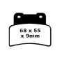 Klocki hamulcowe EBC FA 432 (2 szt.) Klocki hamulcowe EBC FA 432 (2 szt.)