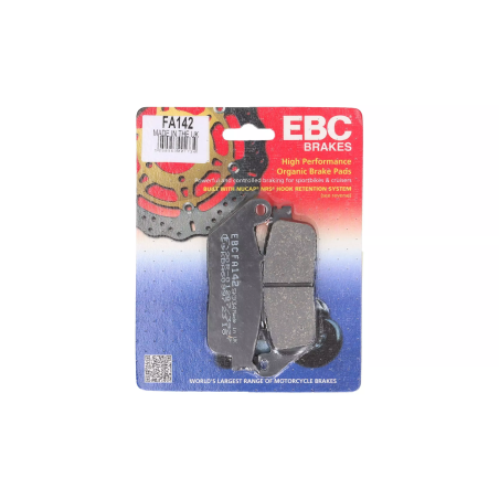 Klocki hamulcowe EBC FA 142 (2 szt.)