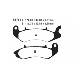 Klocki hamulcowe EBC FA 711 2szt