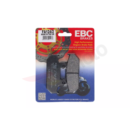 Klocki hamulcowe EBC FA 124/2 (2 szt.)