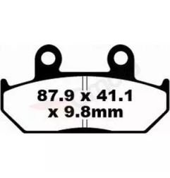 Klocki hamulcowe EBC FA 124/2 (2 szt.)