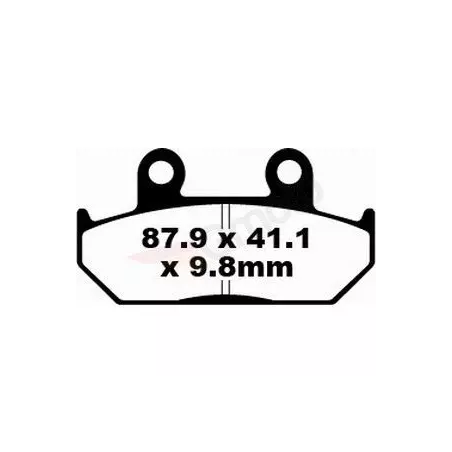 Klocki hamulcowe EBC FA 124/2 (2 szt.)