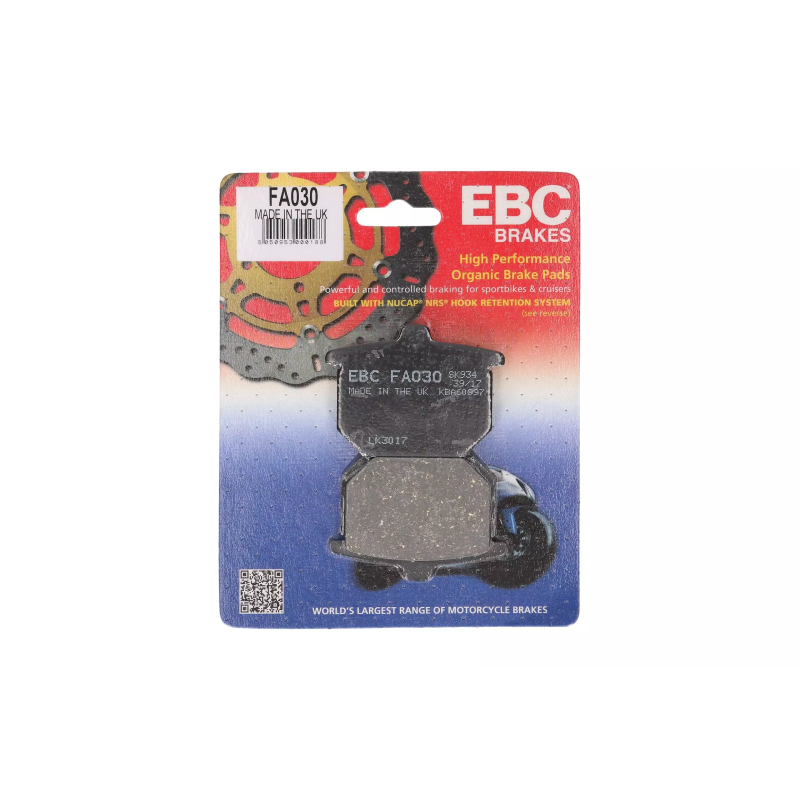 Klocki hamulcowe EBC FA 030 (2 szt.)