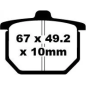 Klocki hamulcowe EBC FA 030 (2 szt.)
