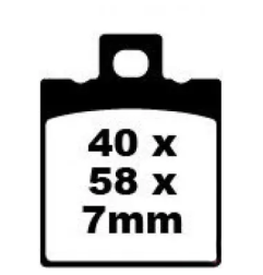 Klocki hamulcowe EBC FA 047 (2 szt.)
