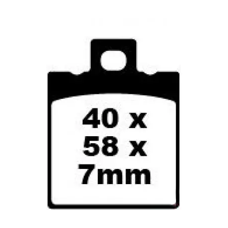 Klocki hamulcowe EBC FA 047 (2 szt.)