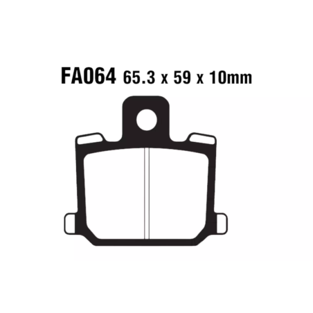 Klocki hamulcowe EBC FA 064 (2 szt.)