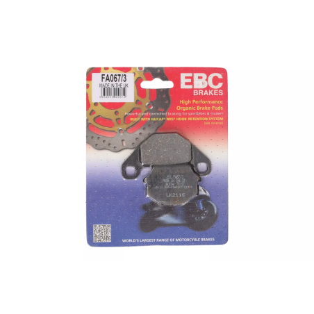 Klocki hamulcowe EBC FA 067/3 (2 szt.)