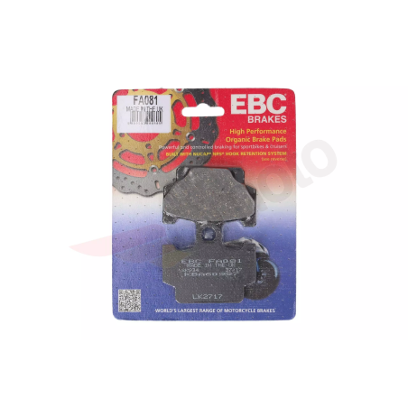 Klocki hamulcowe EBC FA 081 (2 szt.)