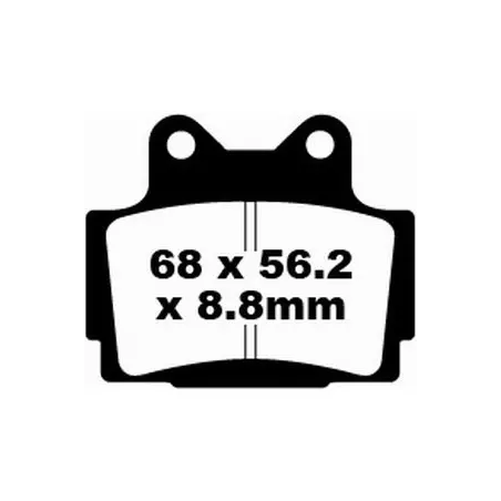 Klocki hamulcowe EBC FA 104 (2 szt.)