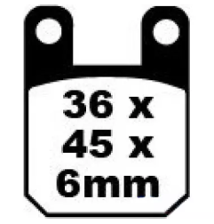 Klocki hamulcowe EBC FA 115 (2 szt.)