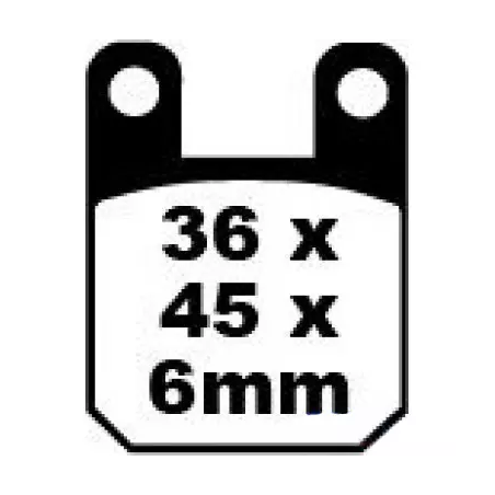 Klocki hamulcowe EBC FA 115 (2 szt.)