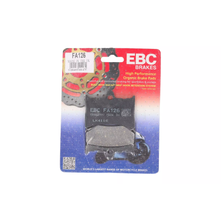 Klocki hamulcowe EBC FA 126 (2 szt.)
