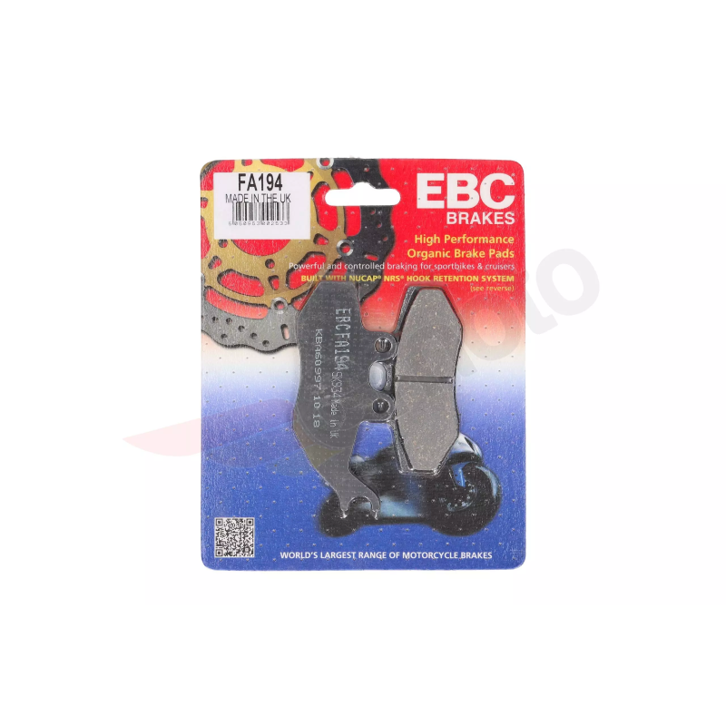 Klocki hamulcowe EBC FA 194 (2 szt.)