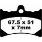 Klocki hamulcowe EBC FA 126 (2 szt.)