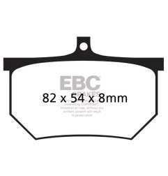 Klocki hamulcowe EBC FA 107A (2 szt.)