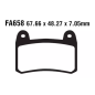 Klocki hamulcowe EBC FA 658 (2 szt.)