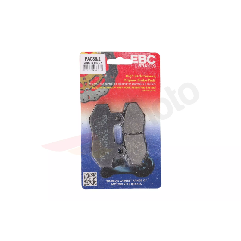 Klocki hamulcowe EBC FA 086/2 (2 szt.)