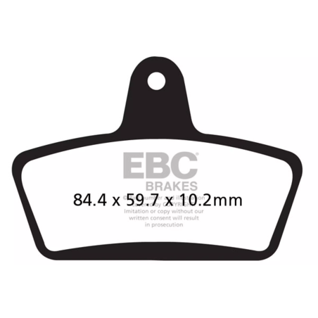 Klocki hamulcowe EBC FA 623 (2 szt.)