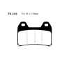 Klocki hamulcowe EBC FA 244 GPFAX HH (2 szt.)