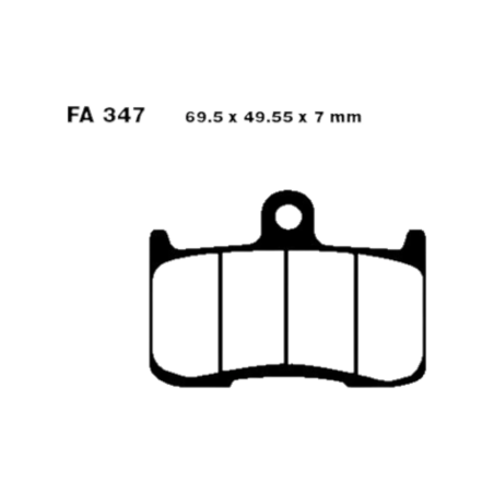 Klocki hamulcowe EBC FA 347 GPFAX HH (2 szt.)