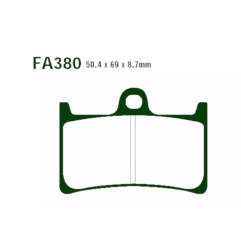 Klocki hamulcowe EBC FA 380 GPFAX HH (2 szt.)