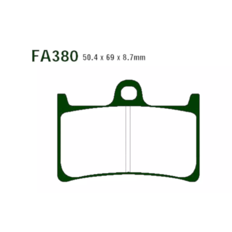Klocki hamulcowe EBC FA 380 GPFAX HH (2 szt.)