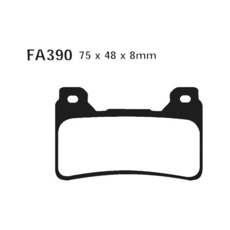 Klocki hamulcowe EBC FA 390 GPFAX HH (2 szt.)