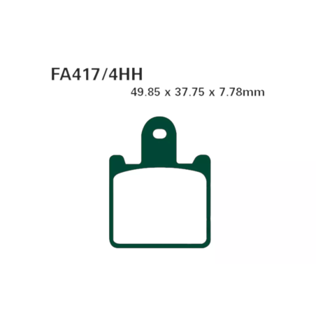 Klocki hamulcowe EBC FA 417/4 GPFAX HH (2 szt.)