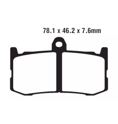 Klocki hamulcowe EBC FA 491 GPFAX HH (2 szt.)