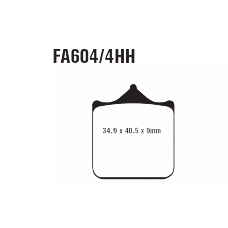 Klocki hamulcowe EBC FA 604/4 GPFAX HH (4 szt.)