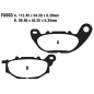 Klocki hamulcowe EBC FA 663 GPFAX HH (2 szt.)