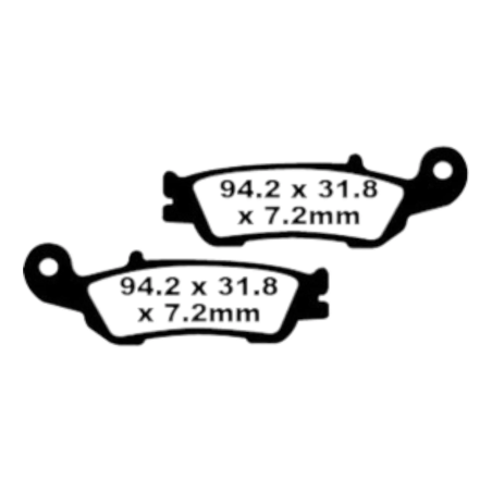 Klocki hamulcowe EBC FA 450 MXS (2 szt.)